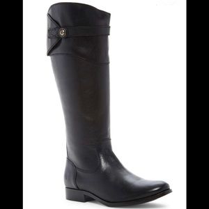 NIB Frye Black Molly Button Tall Riding Boot 6.5